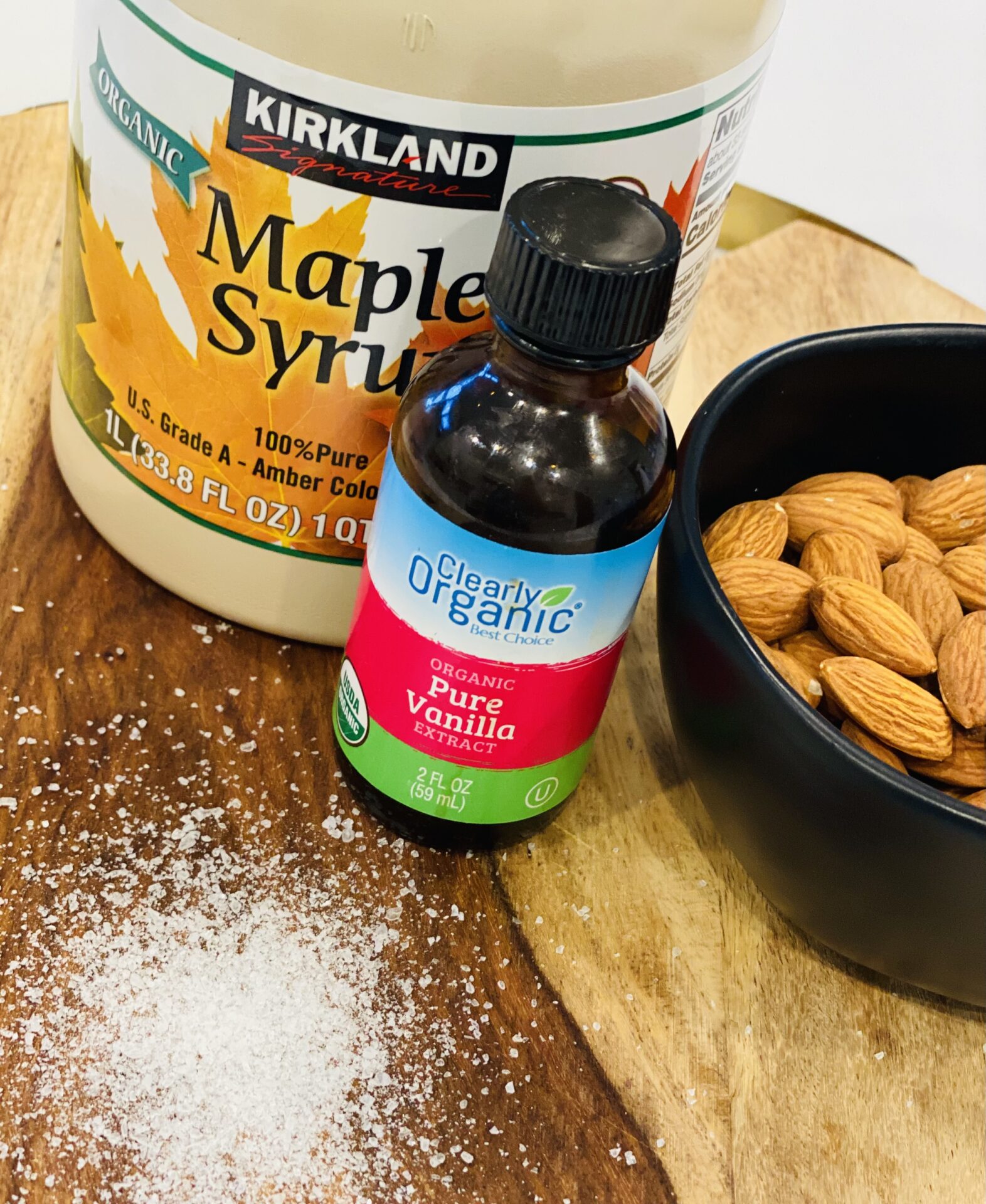 Maple and Vanilla Almonds