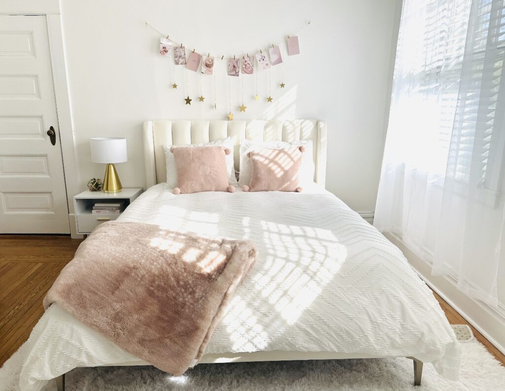 Dreamy Bedroom Makeover Before and After